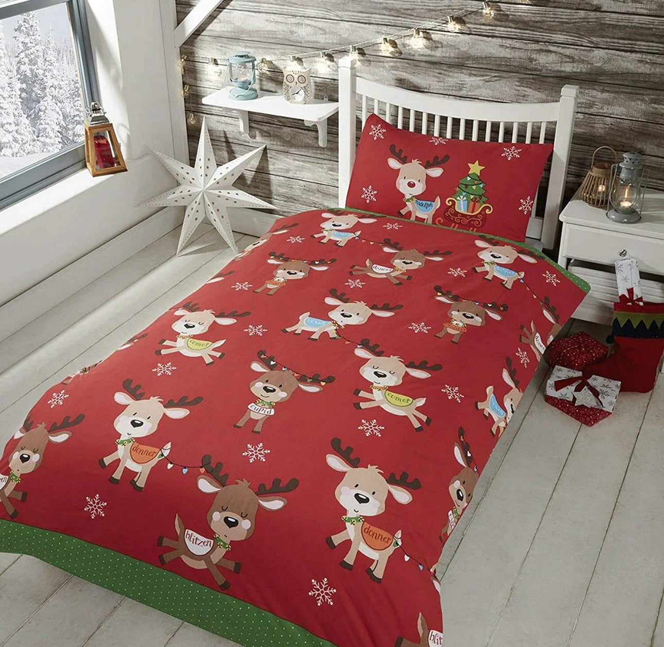 Single Reindeer Bedding Set