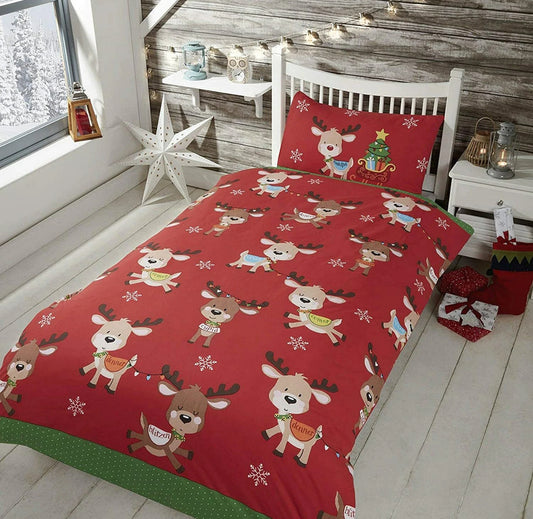 Single Reindeer Bedding Set