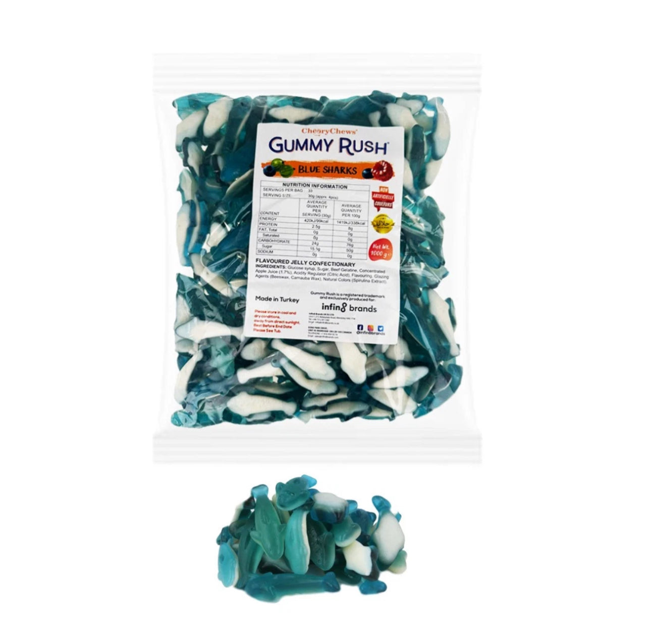 Gummy Rush Assorted 1kg