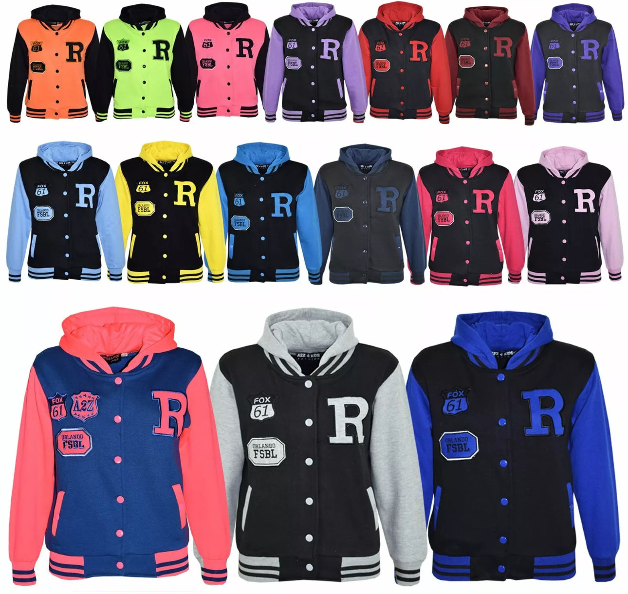 Unisex Varsity Style Jacket