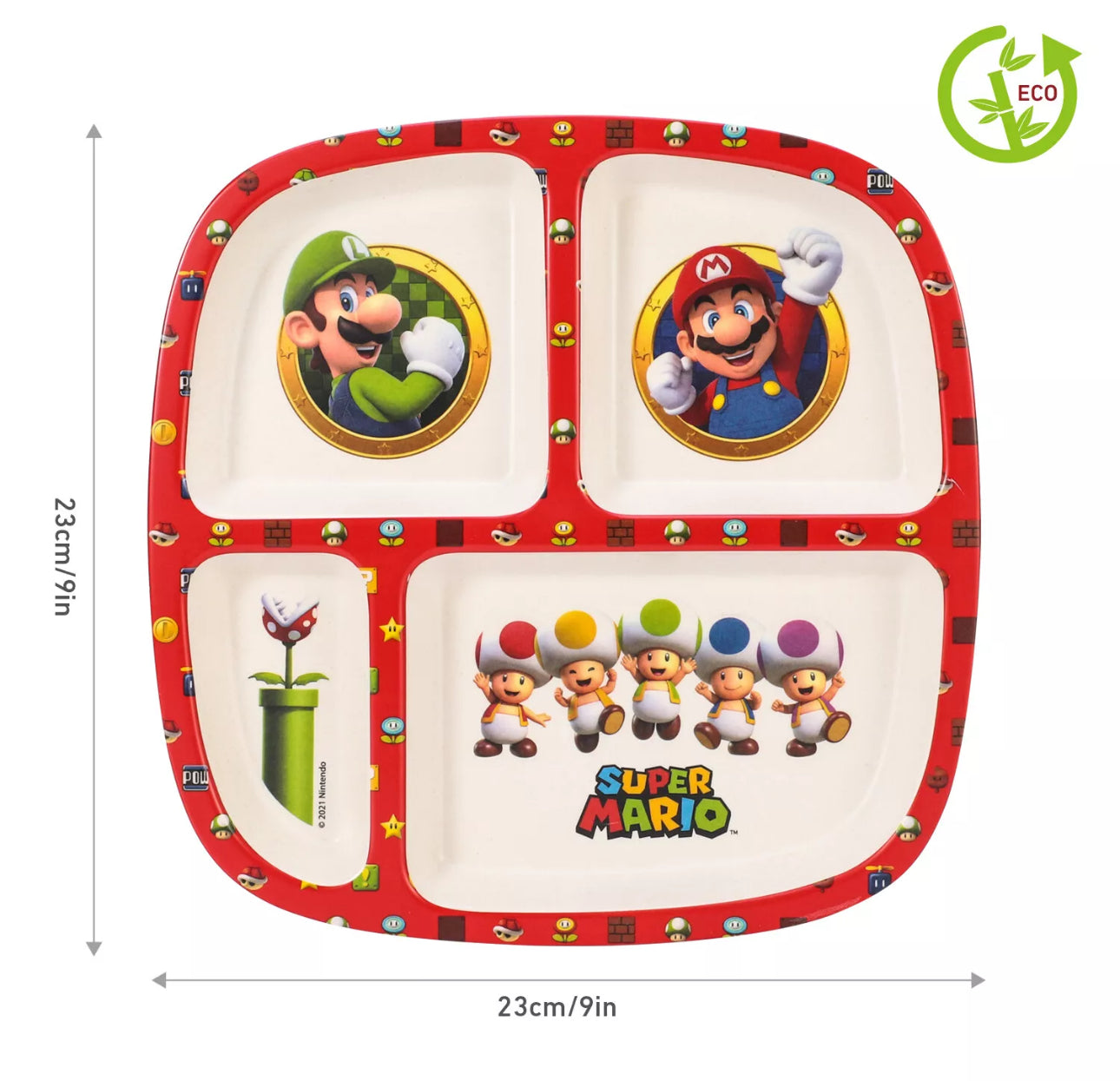 Brothers Sectioned Plate