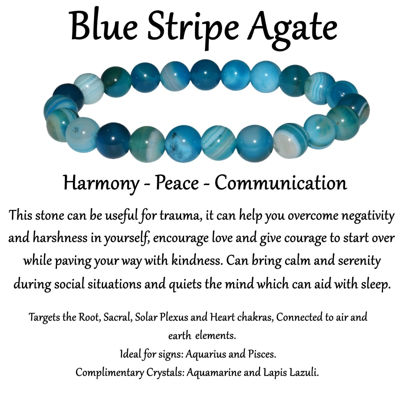 Chakra Healing Crystal Bracelets