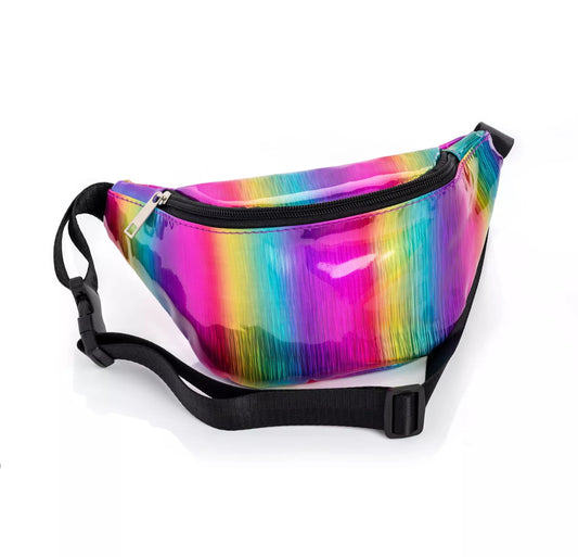 Metallic Rainbow Bum Bag