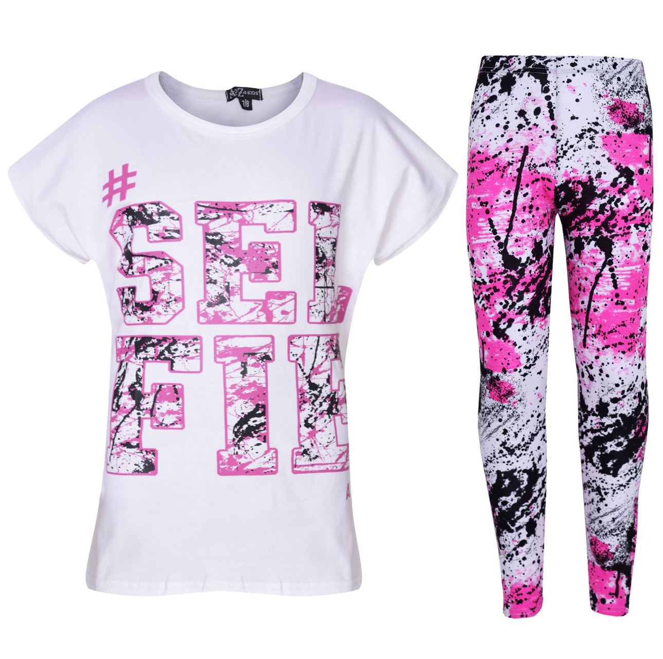 #Selfie T-Shirt & Leggings Set