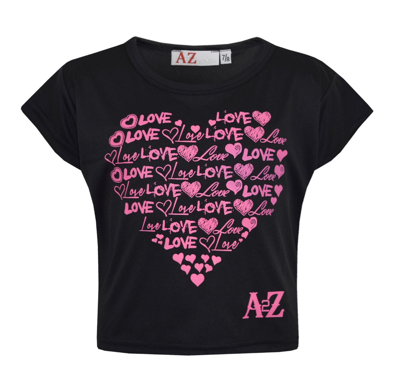 Girls Love Crop T-Shirt