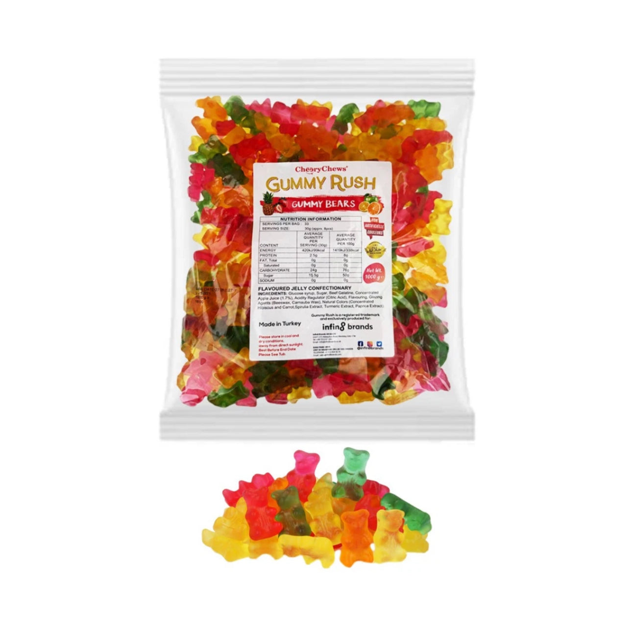 Gummy Rush Assorted 1kg