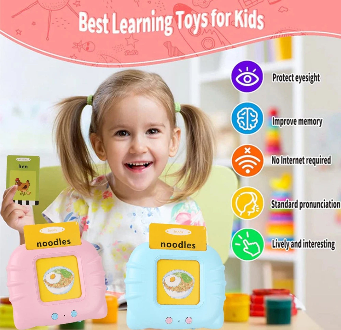 224 Words Talking Flash Cards Ages 2-6