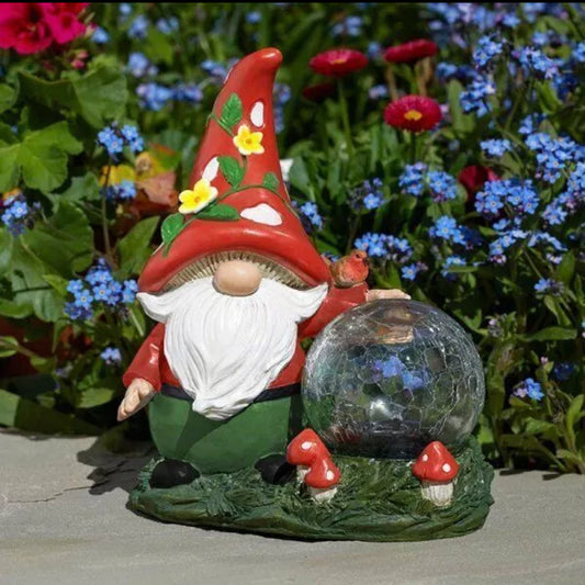 Solar Wizard Garden Ornament