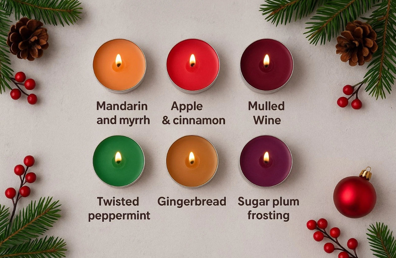 Christmas Countdown Scented Tea-light Candle Set