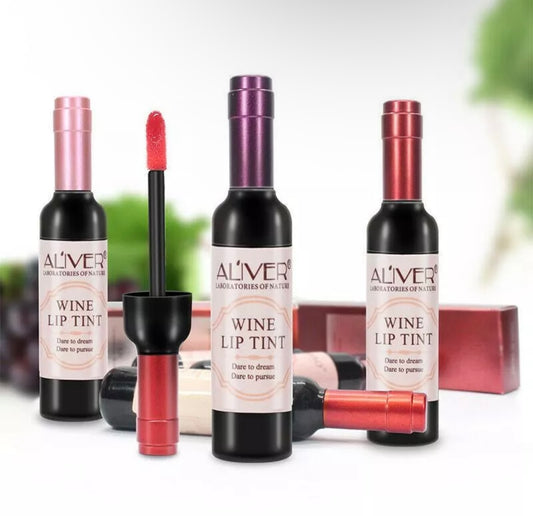 6pc Wine Lip Tint Gloss