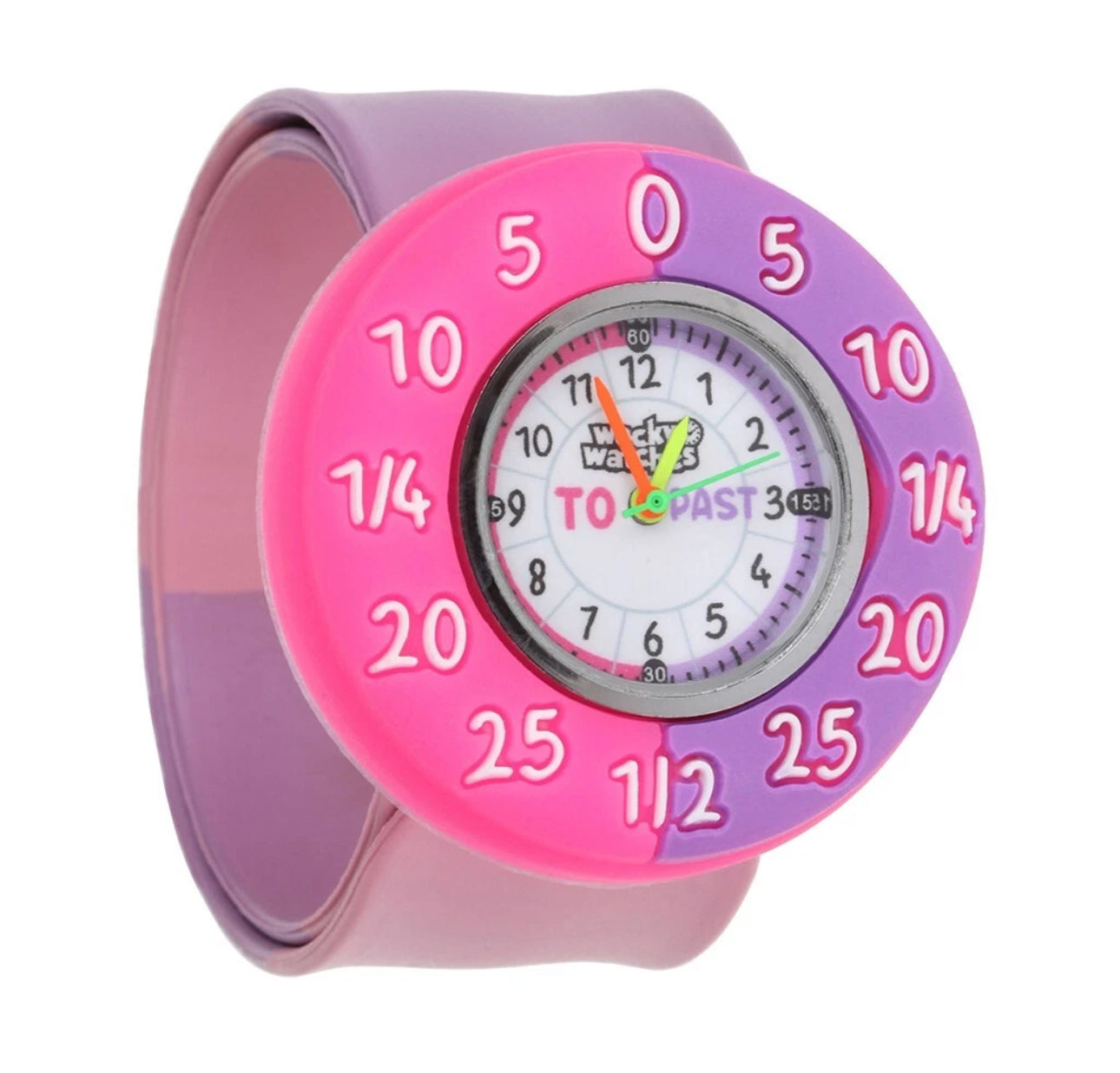 Children’s Tell The Time Snap Band Watch