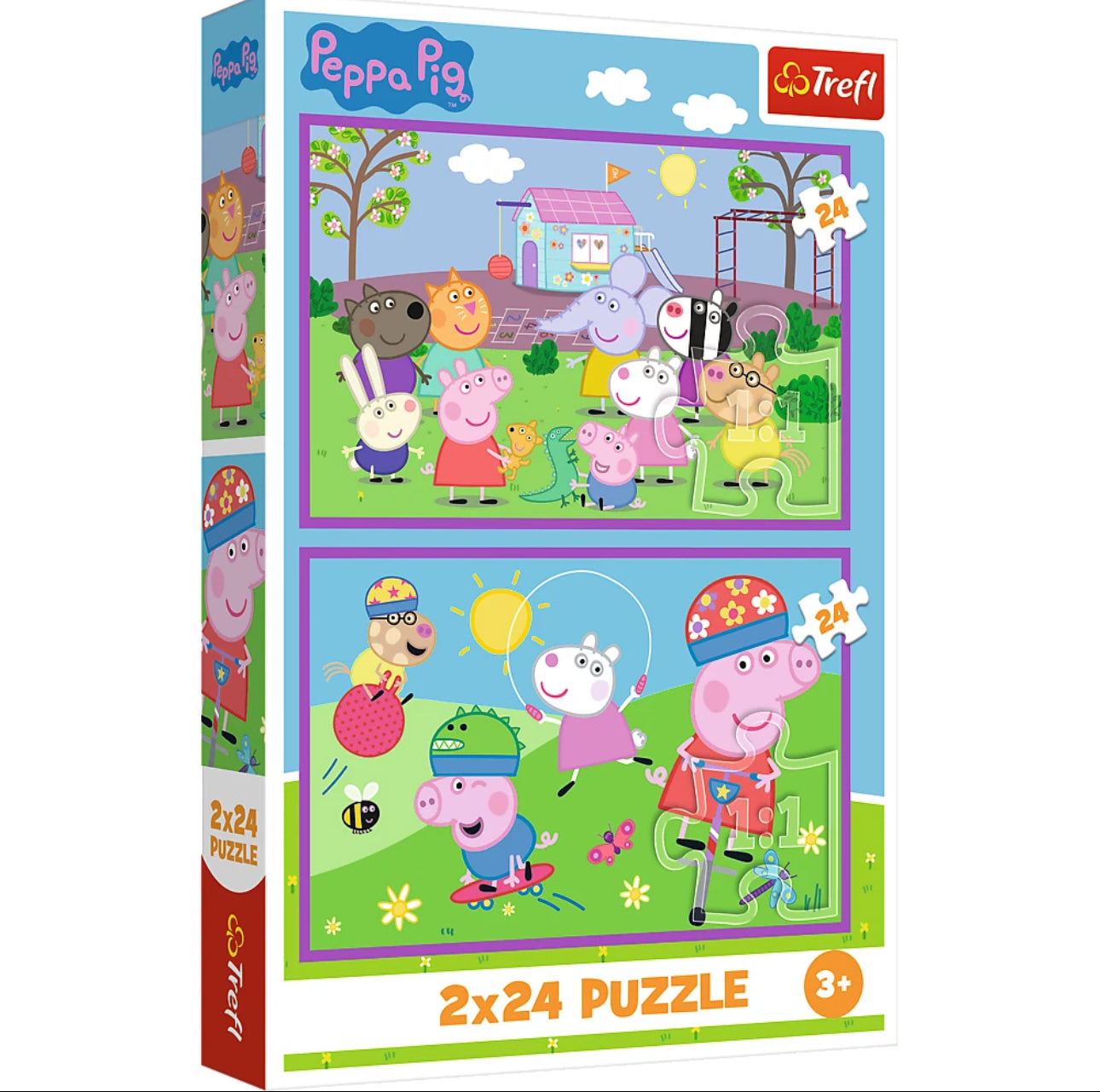 2x24pc Pig Family Jigsaw Puzzles