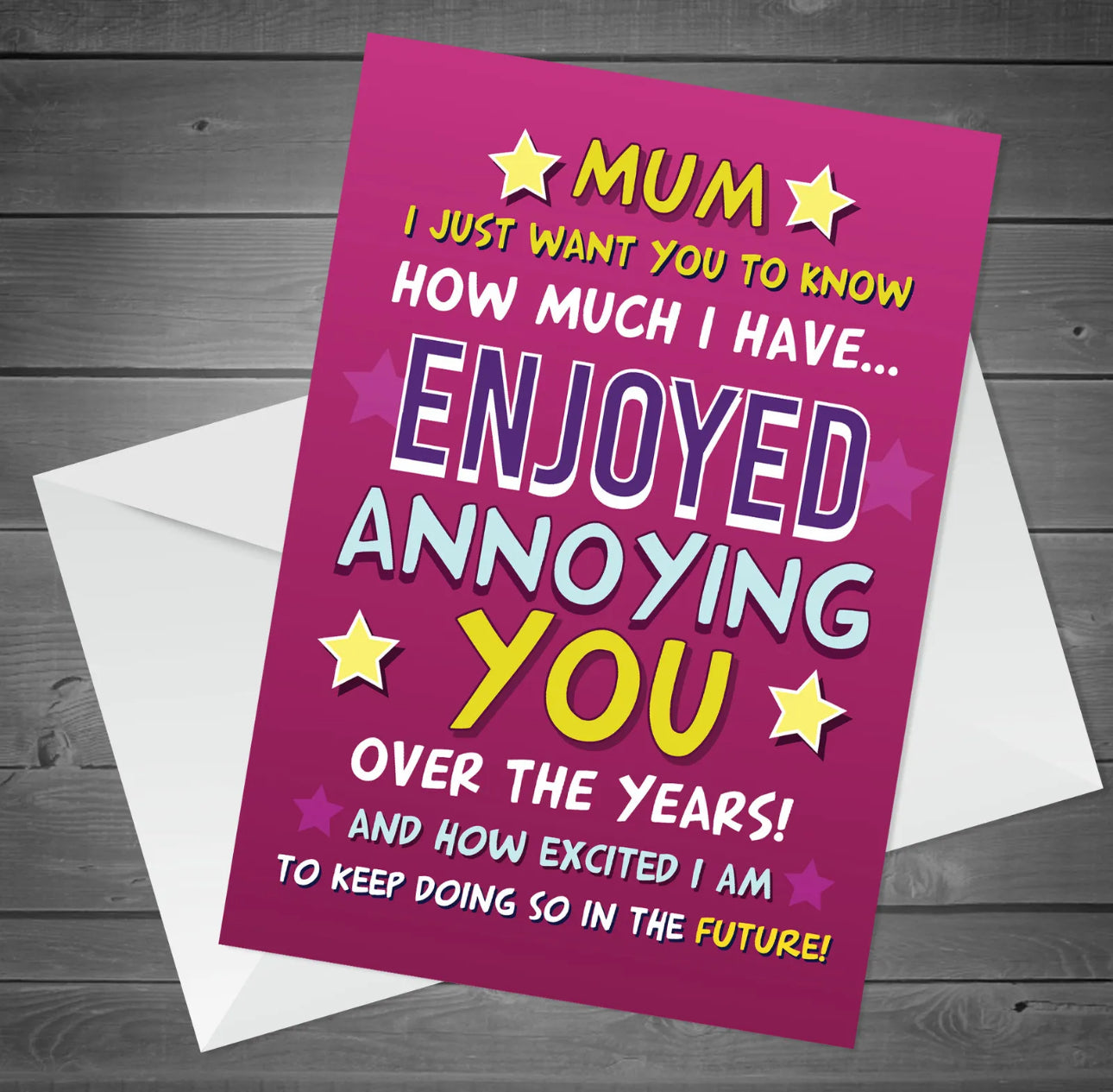 Just Want You To Know Mother’s Day Card