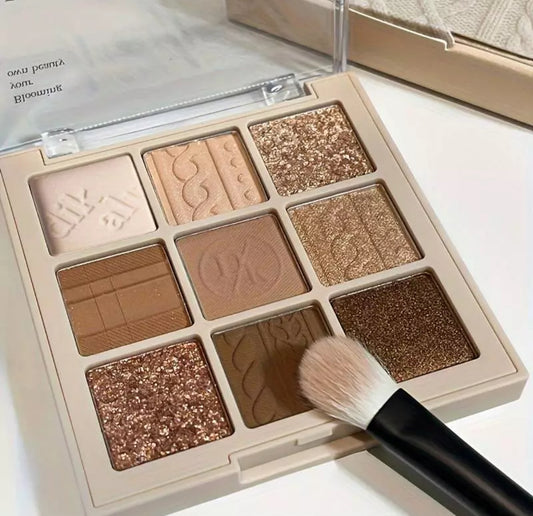 Luxurious 9 Golden Colours Eyeshadow Palette