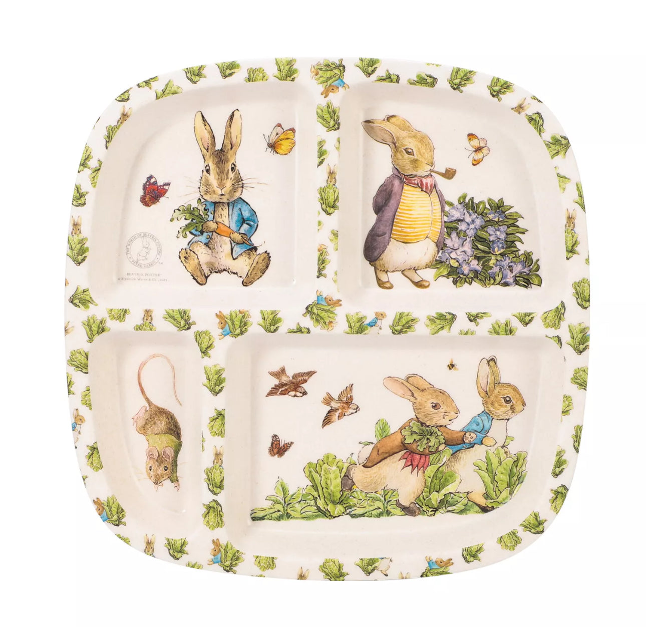 Rabbit Sectioned Plate