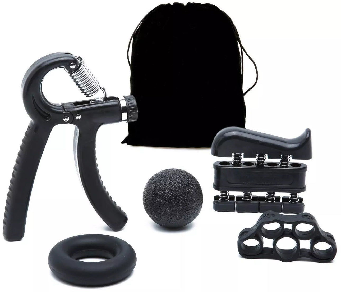 5pc Hand Grip Strengthener Resistance Kit