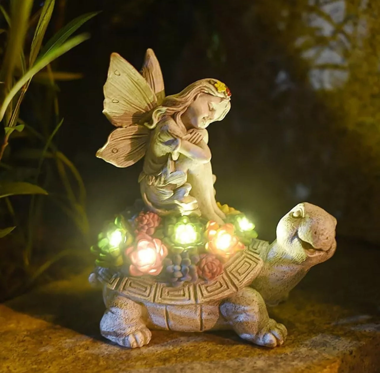 Solar Fairy On Tortoise