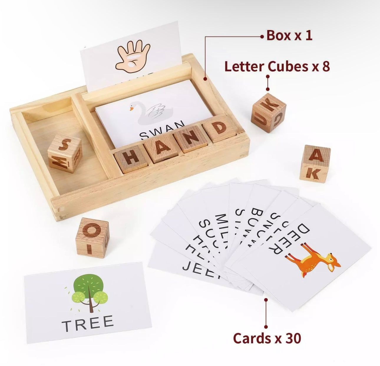 Wooden Spelling Game