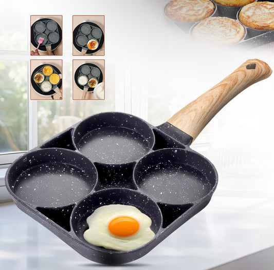 4 Hole Frying Pan