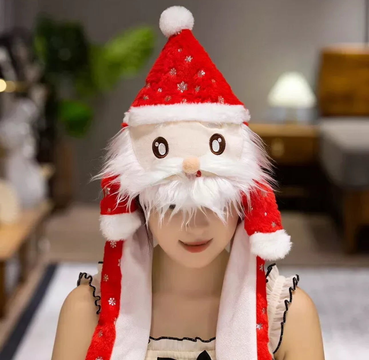 Plush Festive Moving Parts Hat