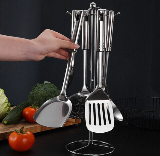 7pc Stainless Steel Cooking Utensils