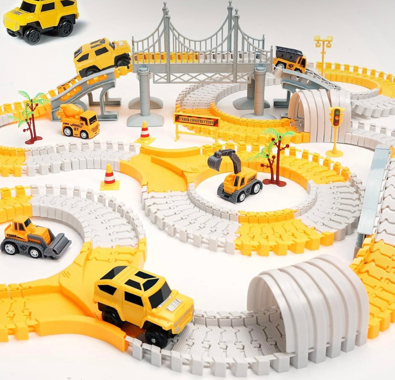 259pc Construction Vehicle Track Set