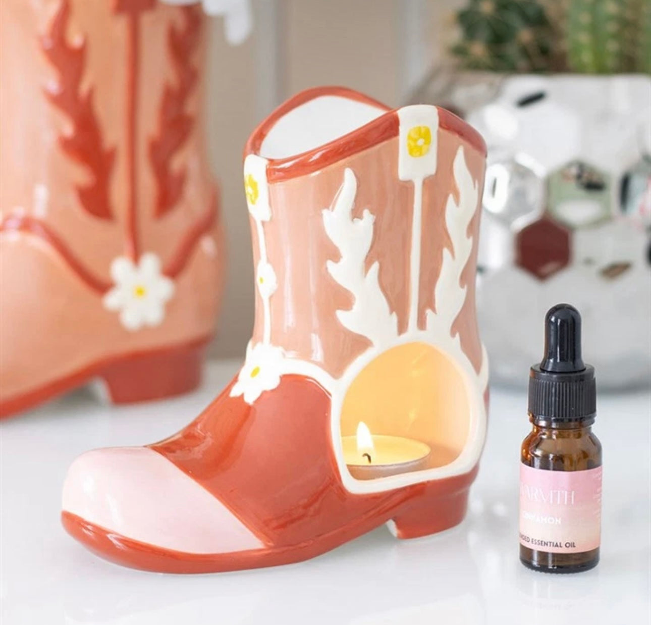 Cowboy Boot Fragrance Burner