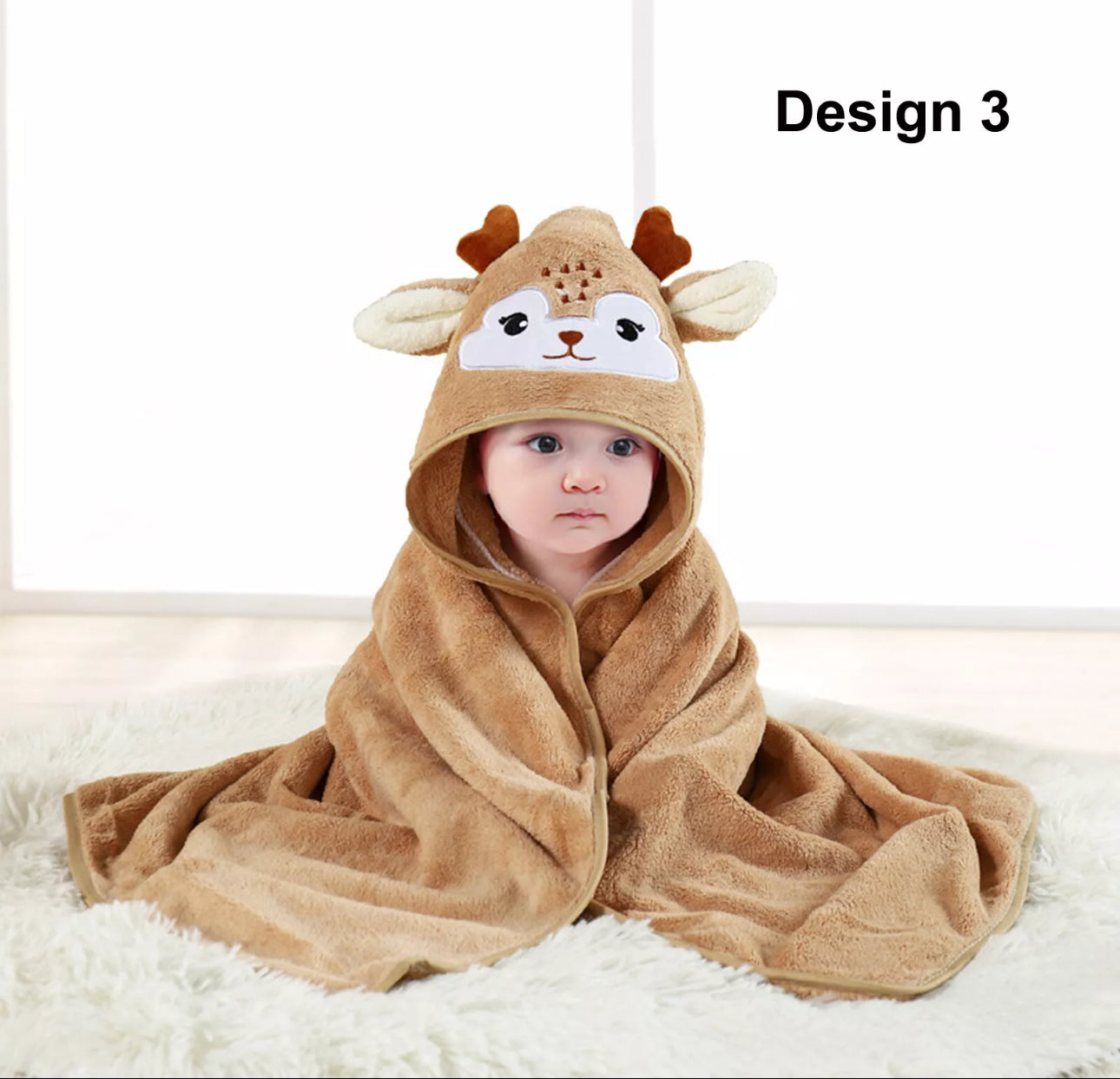 Soft Hooded Baby Bath Towel