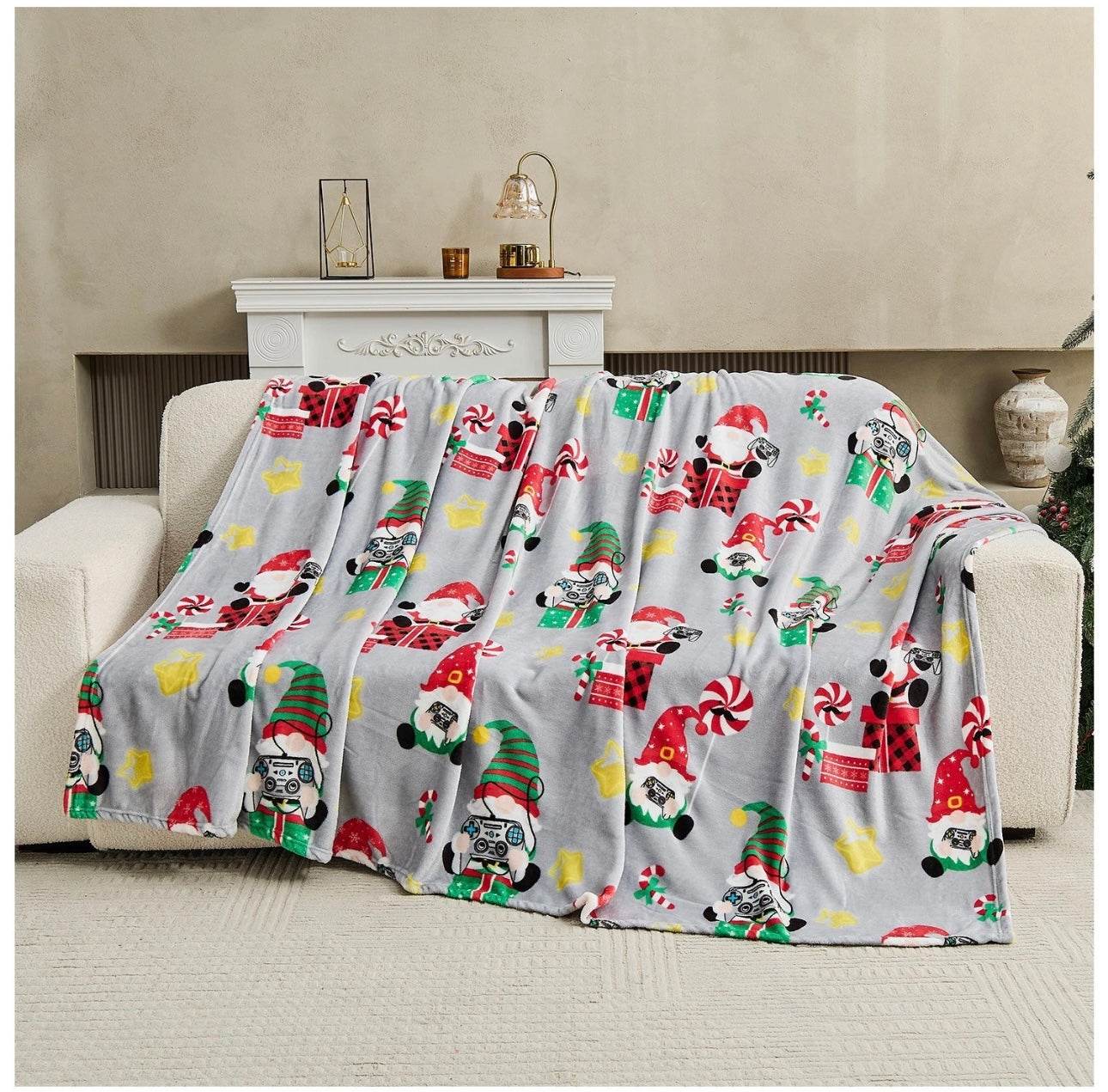 Christmas Fleece Throw