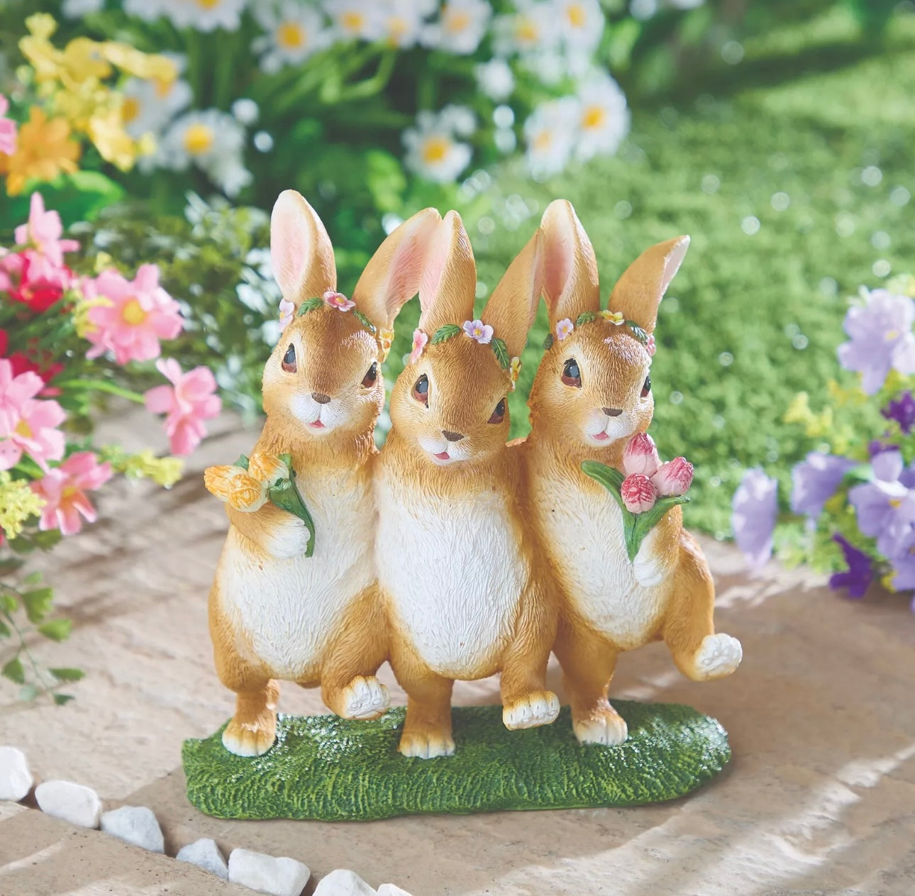 Spring Dancing Rabbits