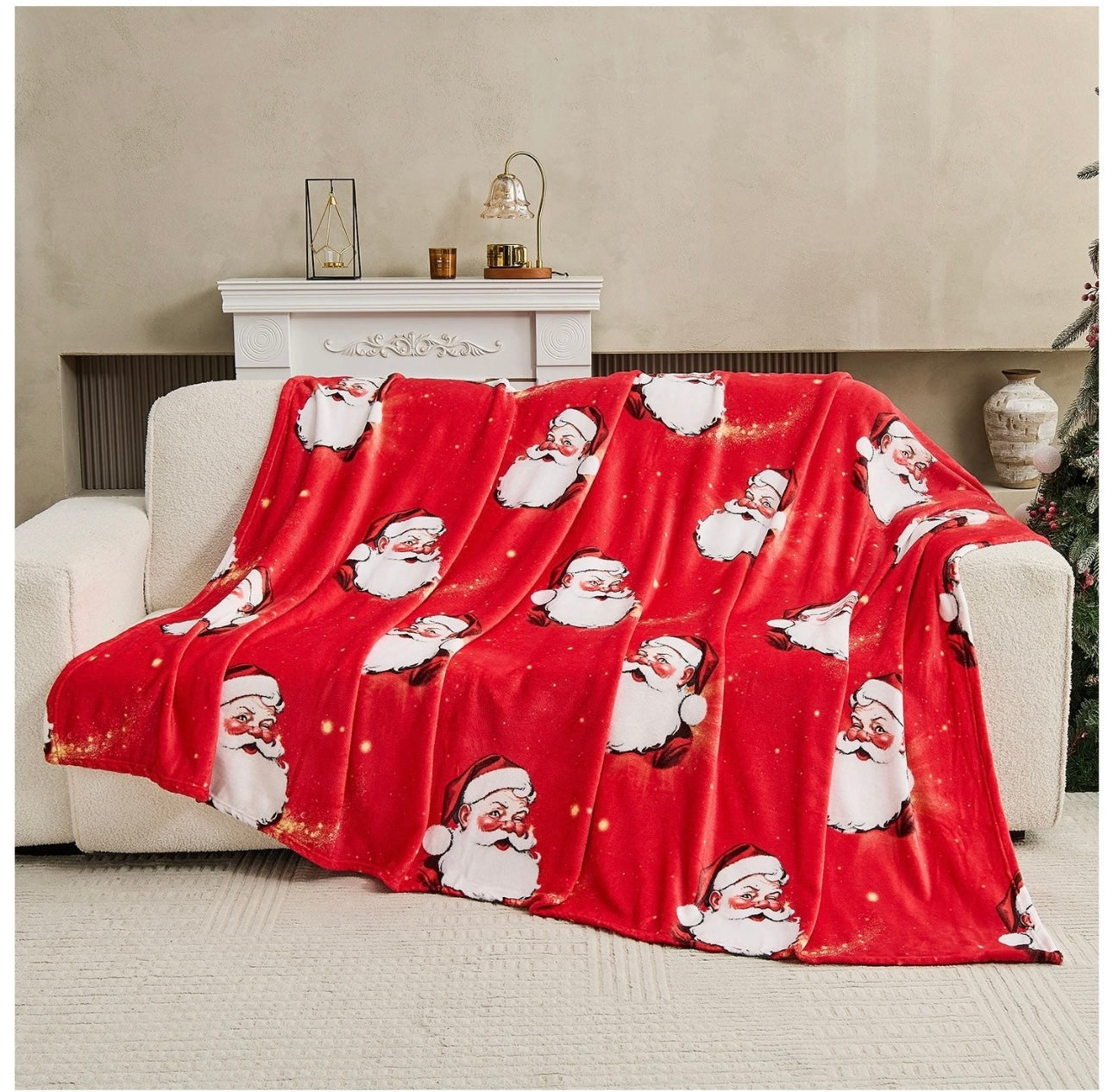 Christmas Fleece Throw