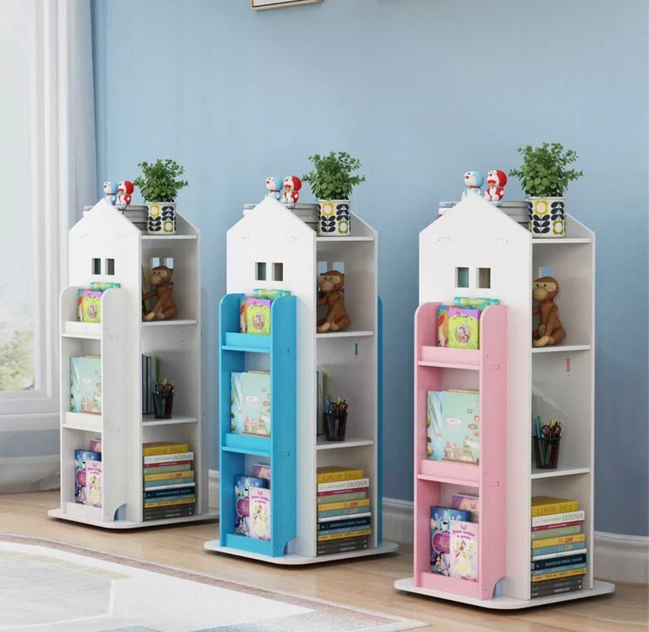 Rotating Castle Book Shelving Unit