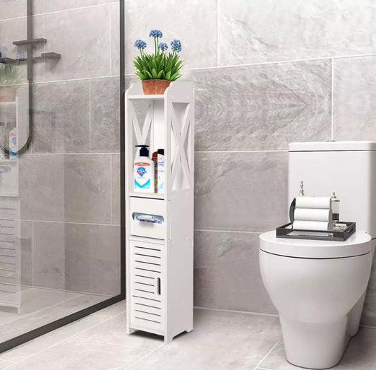 Tall 4 Tier Bathroom Cabinet