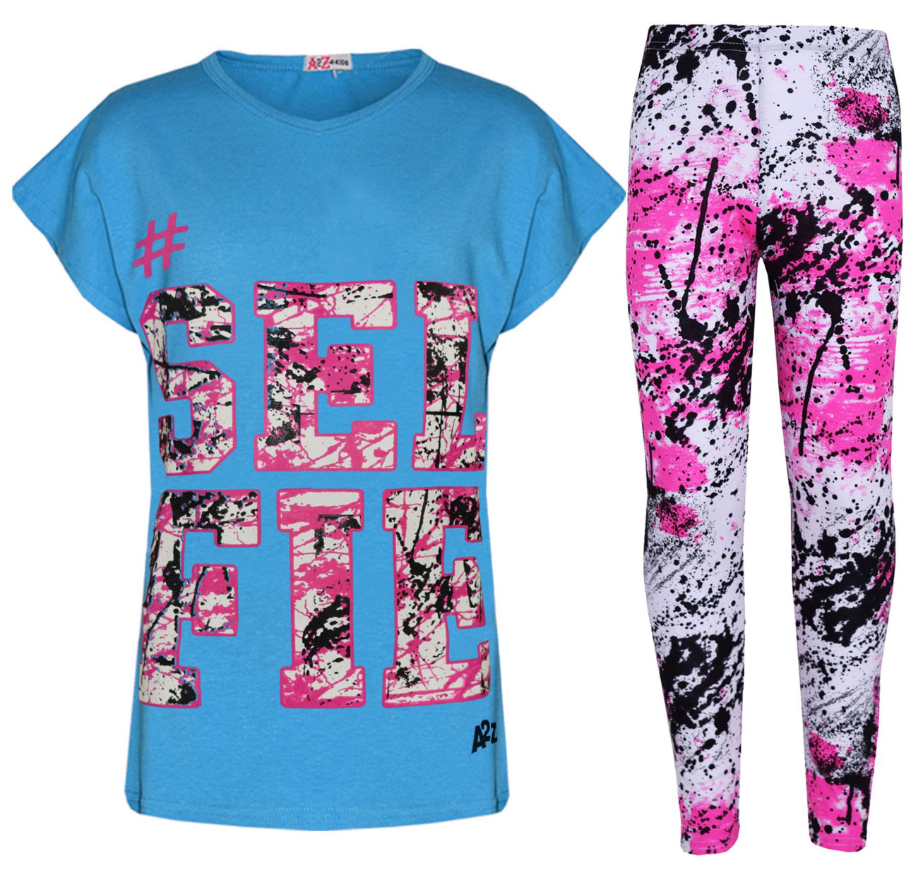 #Selfie T-Shirt & Leggings Set