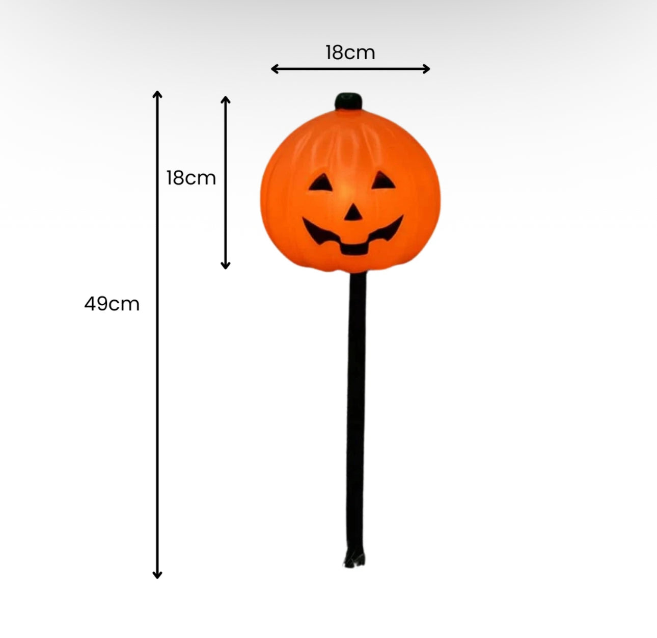 4pc Halloween Pumpkin Stake Lights