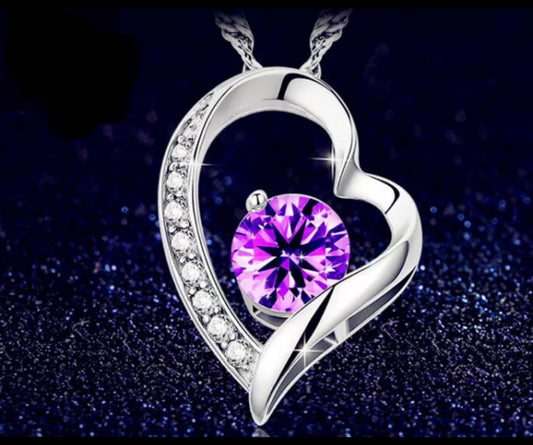 Purple Heart Pendant