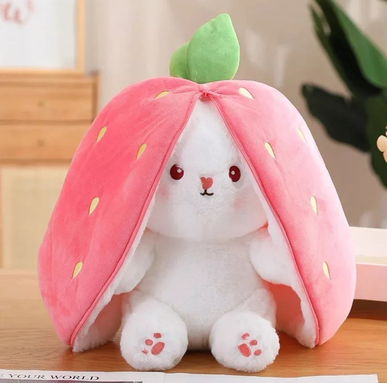 Surprise Pop Out Rabbit Plush