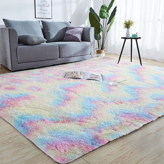 Rainbow Fluffy Rugs