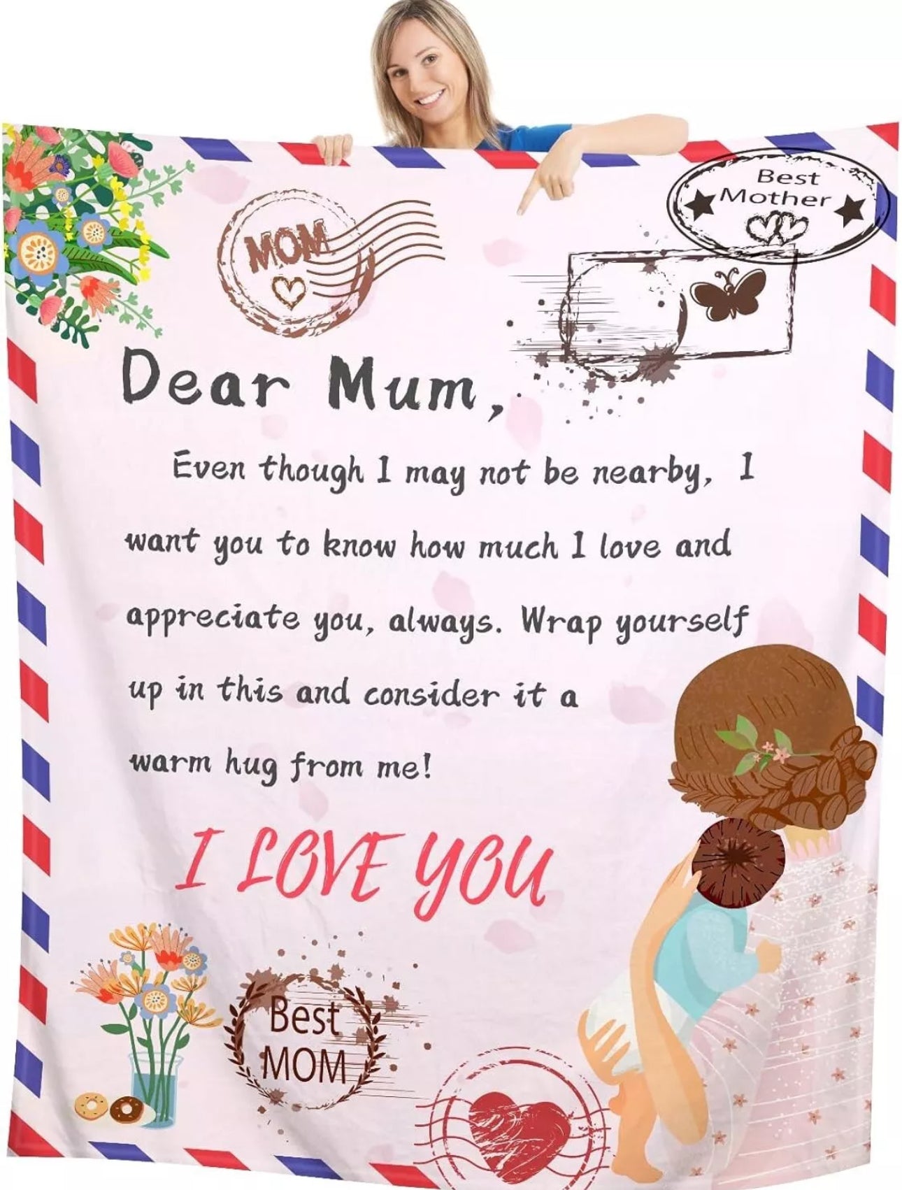 Dear Mum Blanket