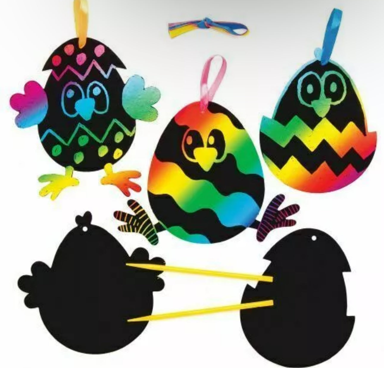 Easter Chick Scratch Arts