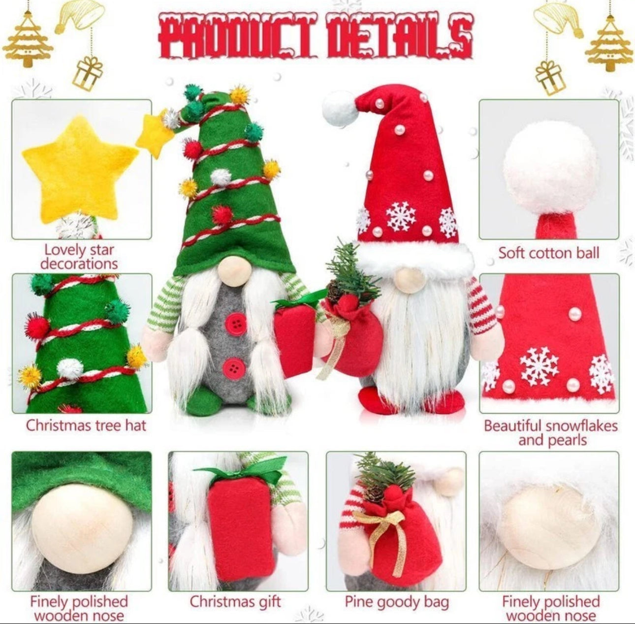 Mr & Mrs Christmas Gonk