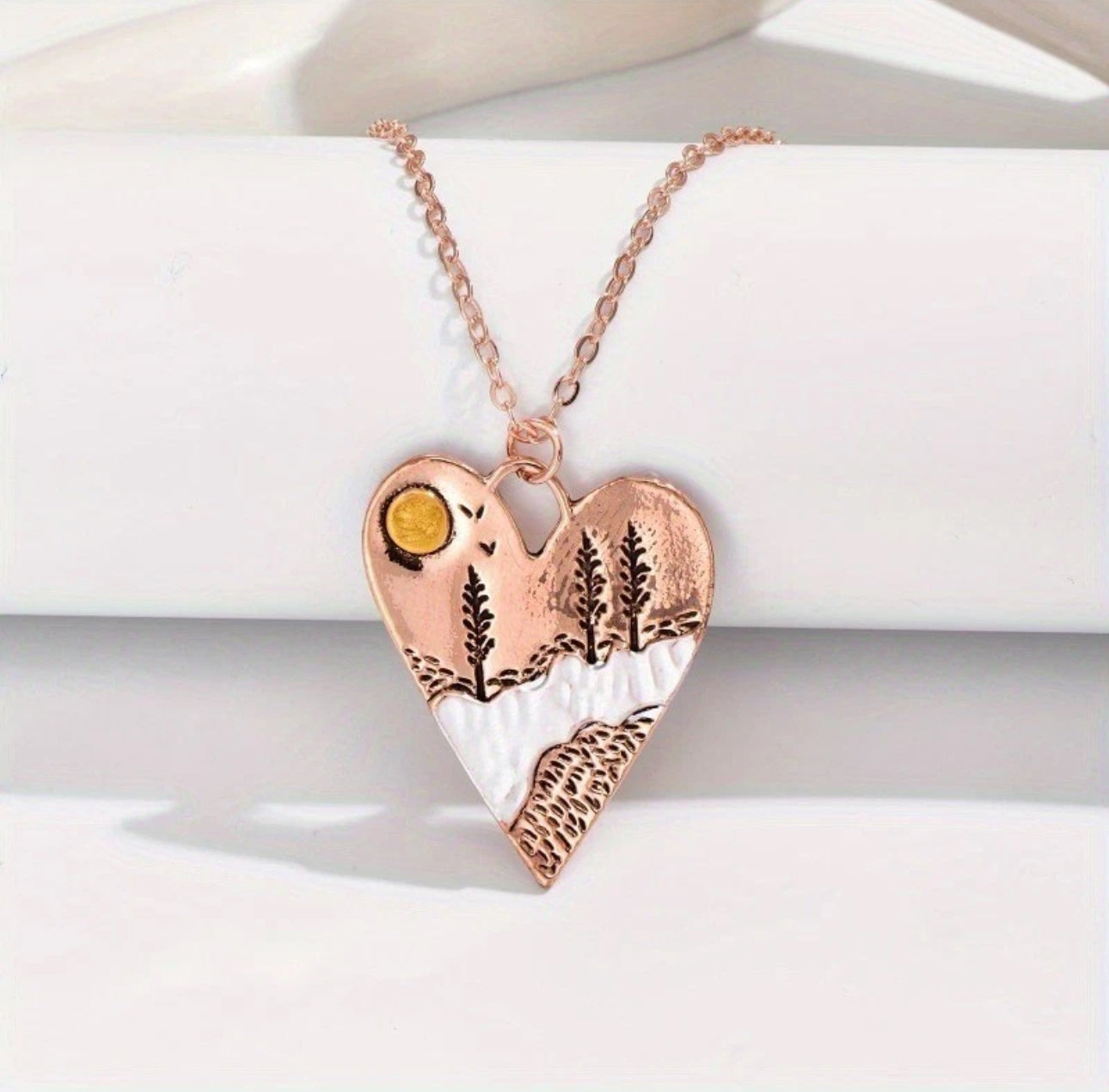Bohemian Heart Necklace