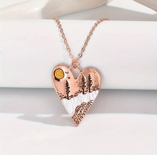 Bohemian Heart Necklace