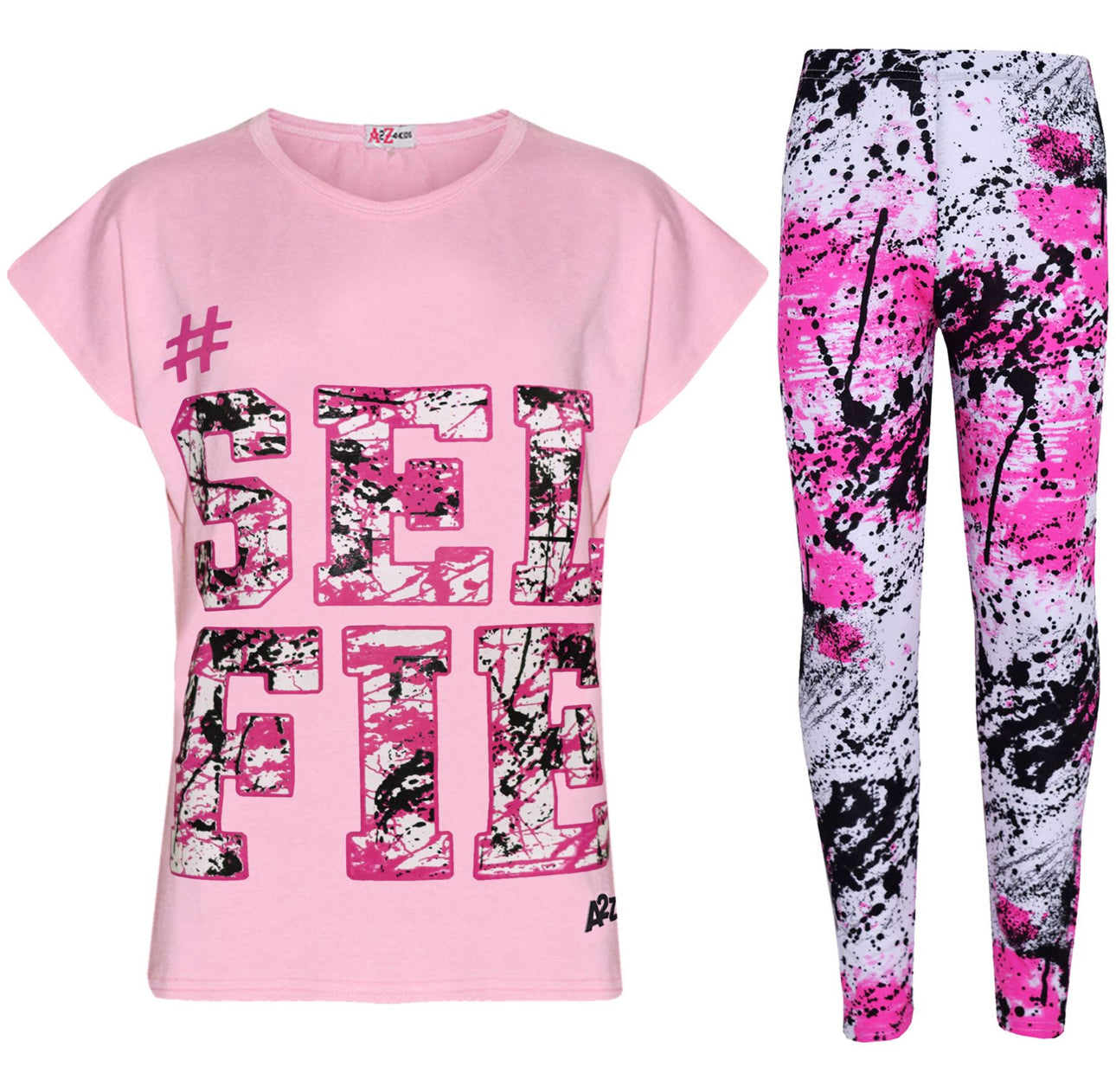 #Selfie T-Shirt & Leggings Set