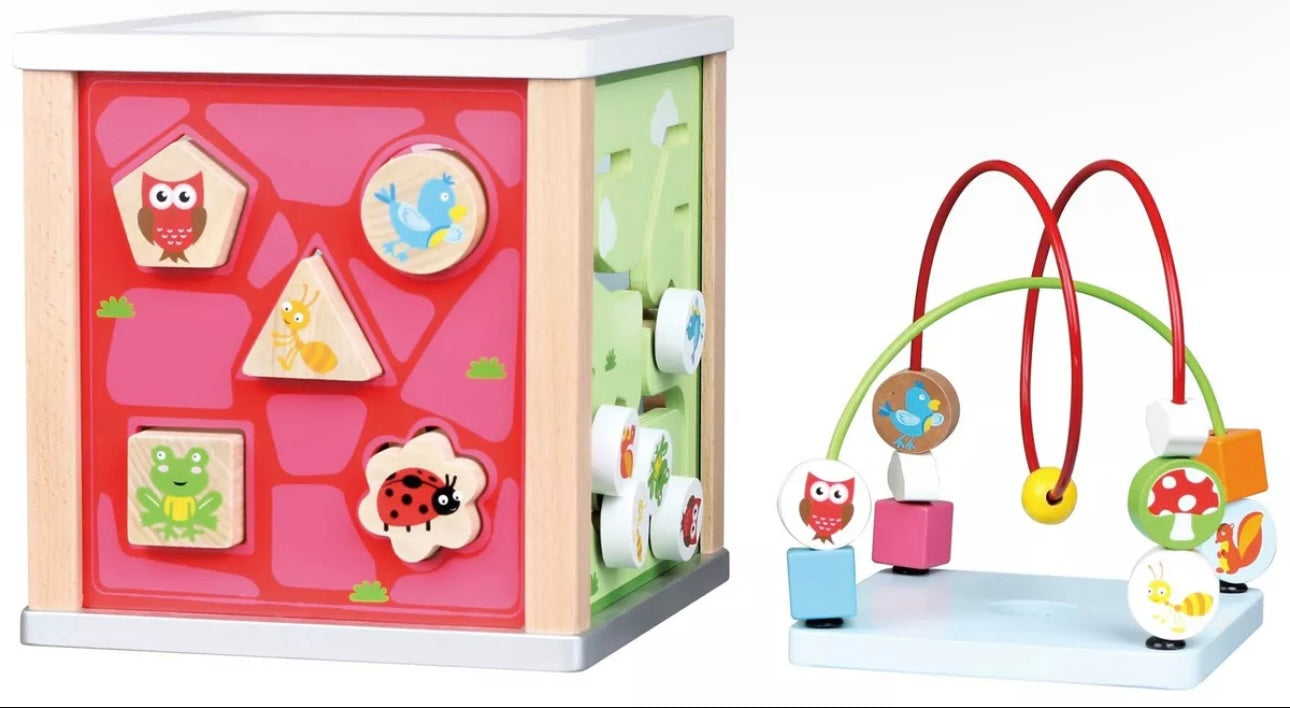 Wooden Nature Activity Cube