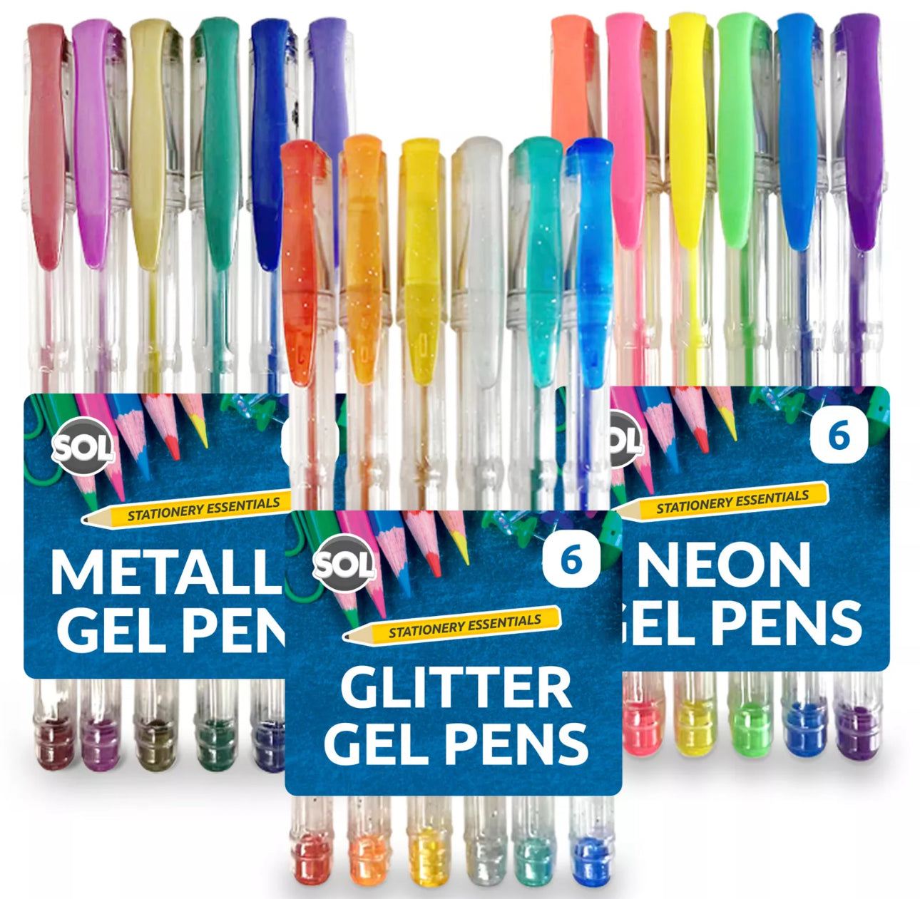 18pk Gel Pen Set