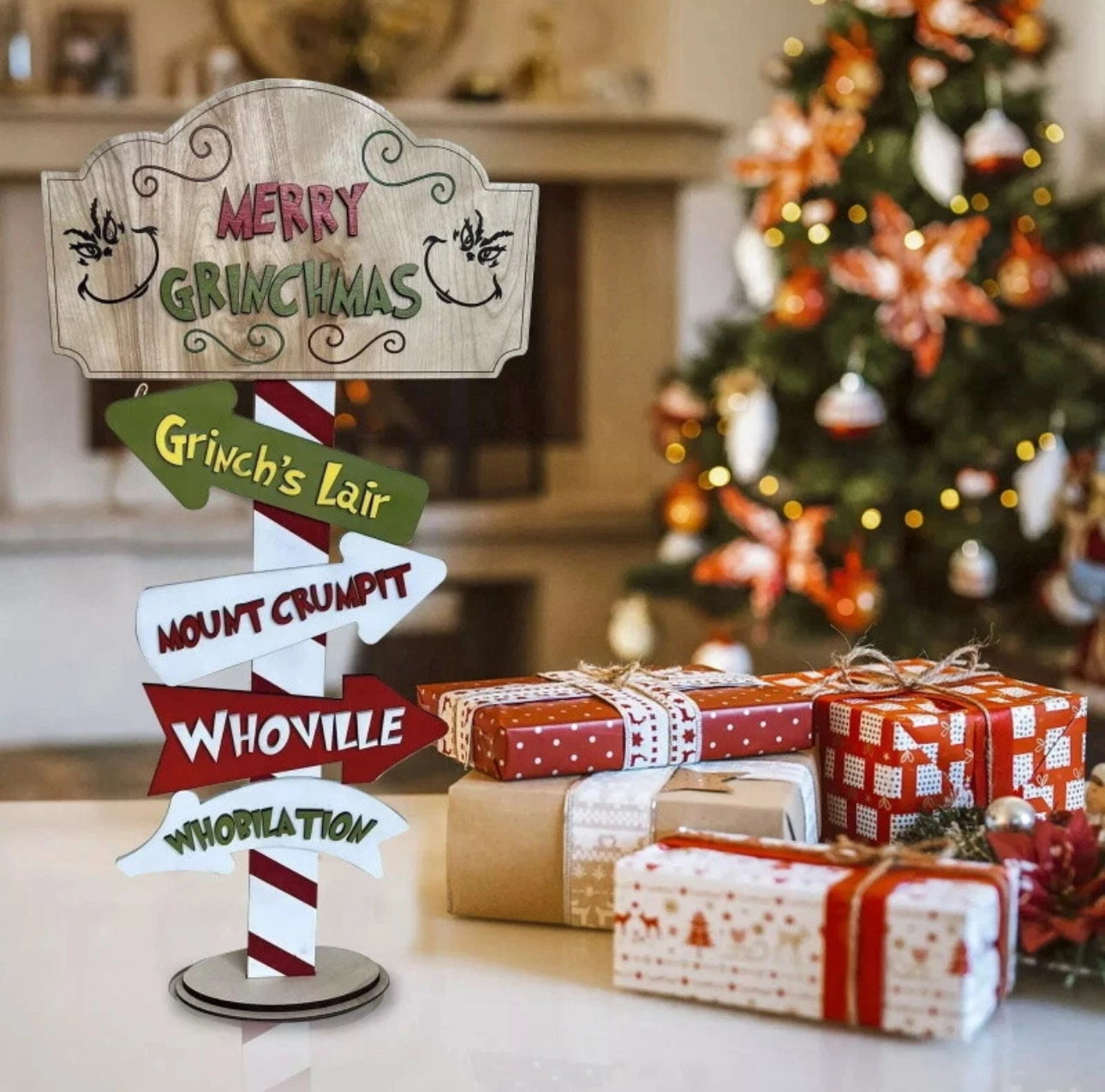 Wooden Christmas Sign