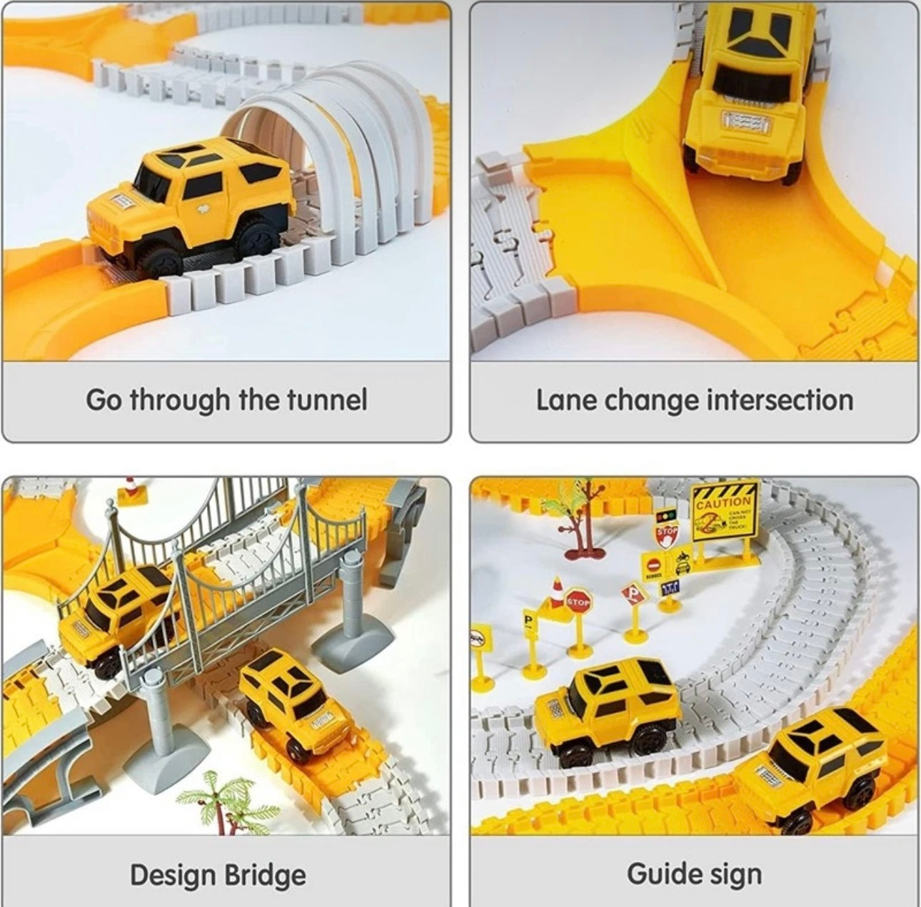 259pc Construction Vehicle Track Set