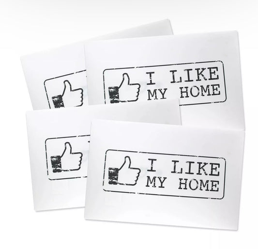 Set of 4 I like my home Novelty Placemats