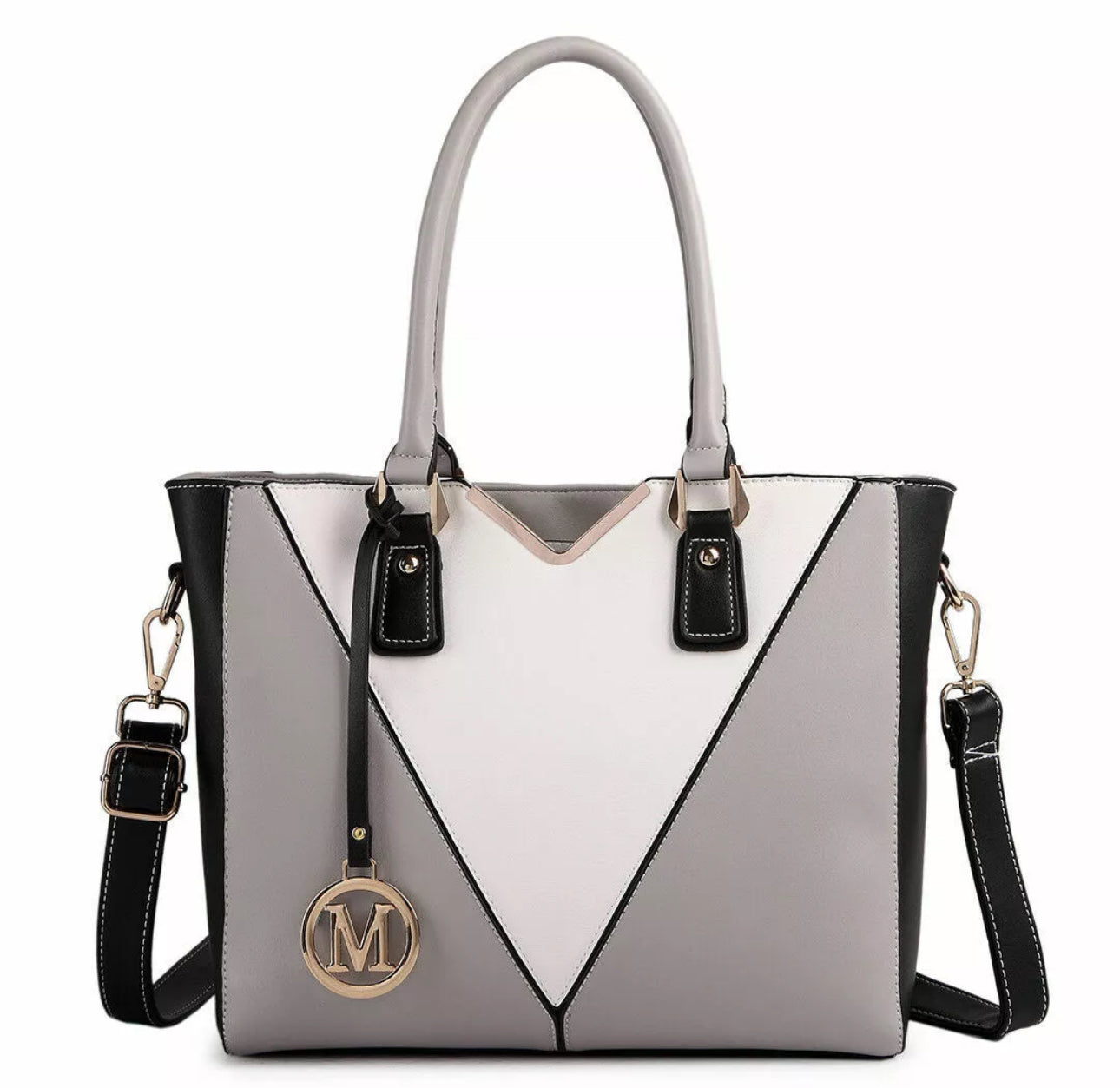 Stylish V-Shape Tote Bag